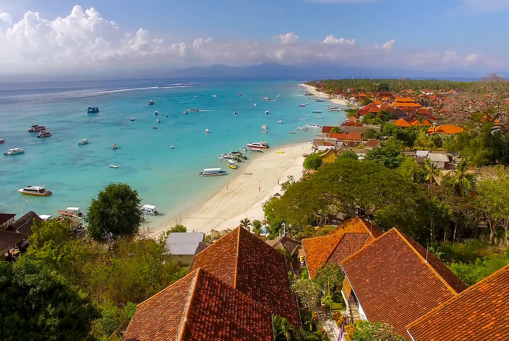 Lembongan Island Beach Villas - harbor views