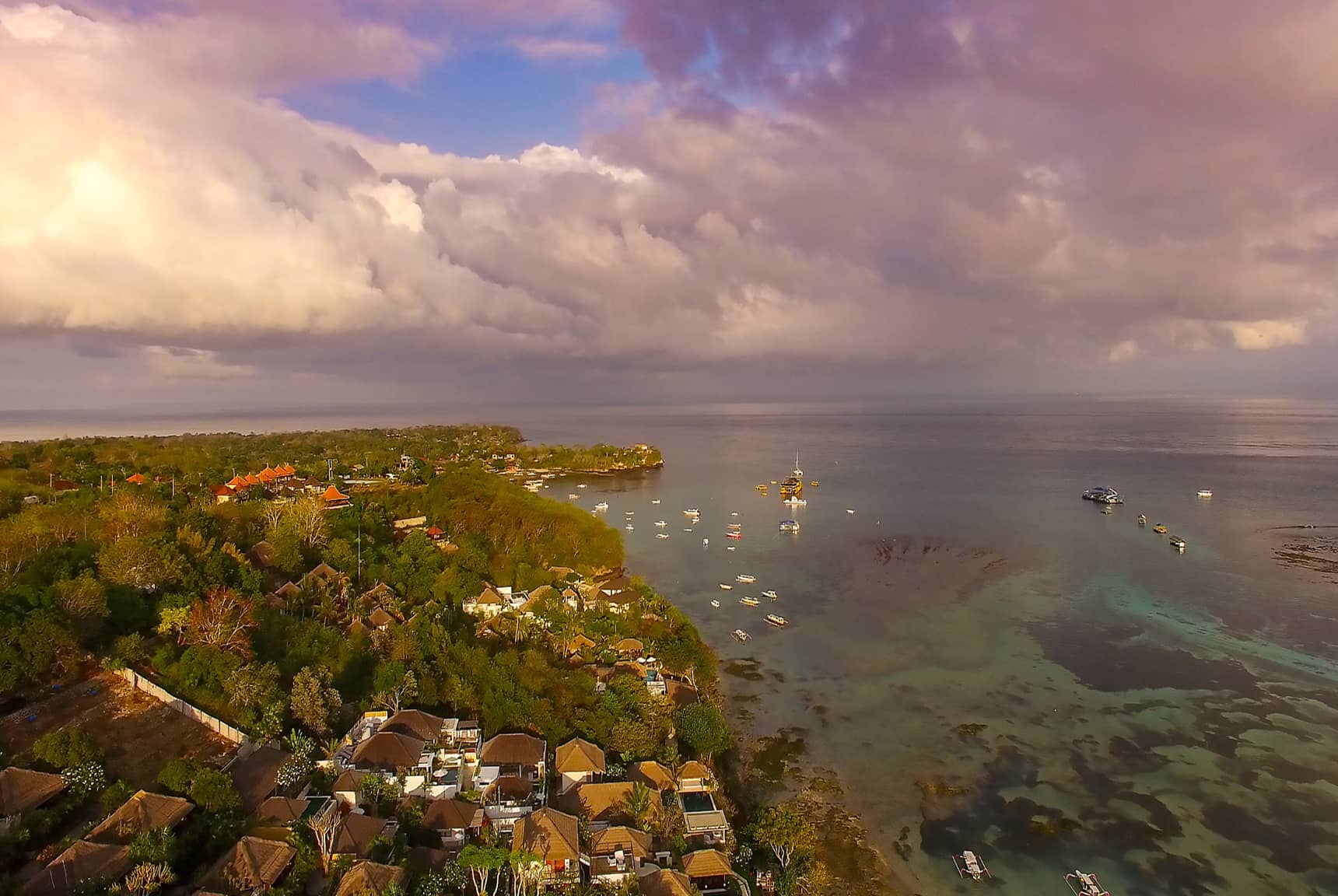 Lembongan Island Beach Villas - sunset