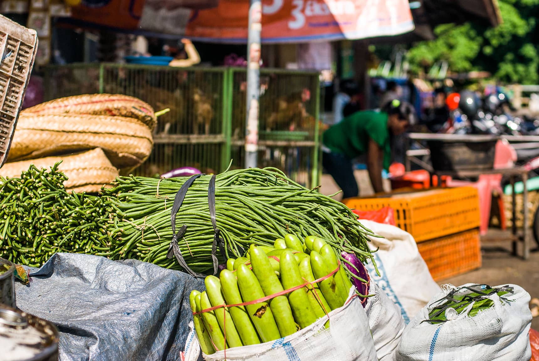 Professional photos of traditional markets in Bali Indonesia