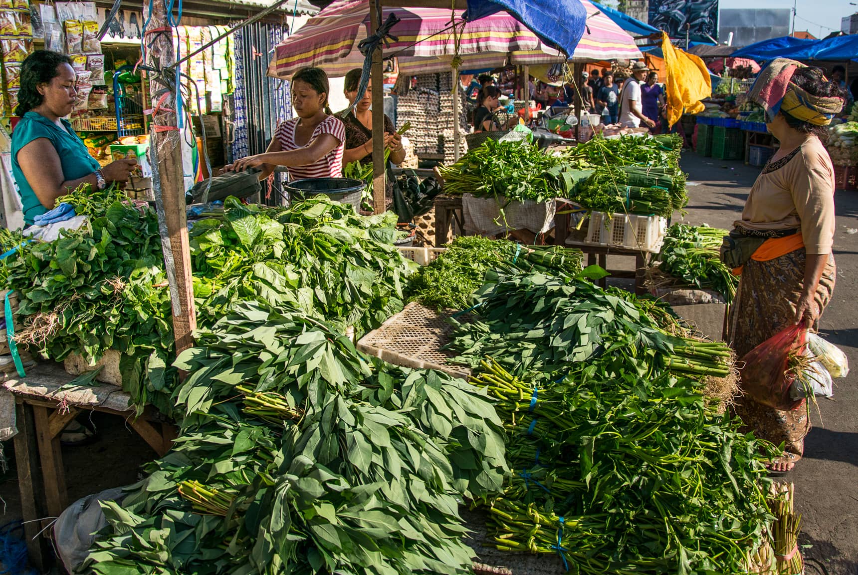 Professional photos of traditional markets in Bali Indonesia