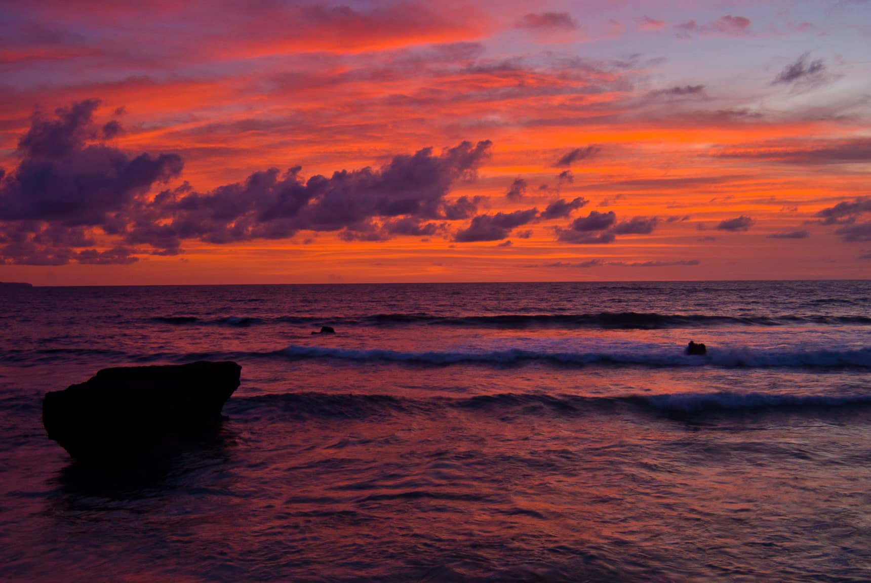 Professional photos of sunsets in Bali Indonesia - Echo Beach