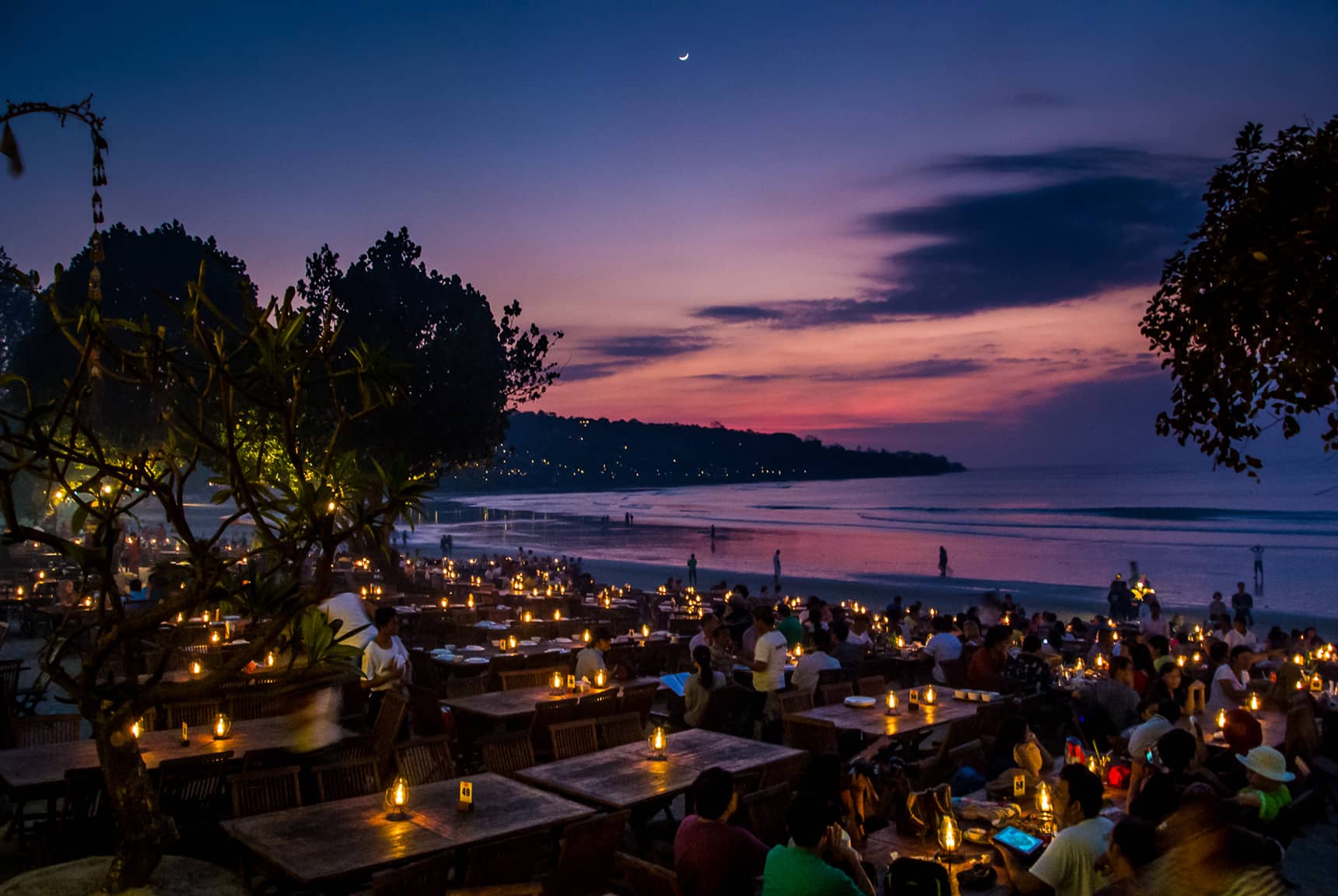 Professional photos of sunsets in Bali Indonesia - Jimbaran Beach