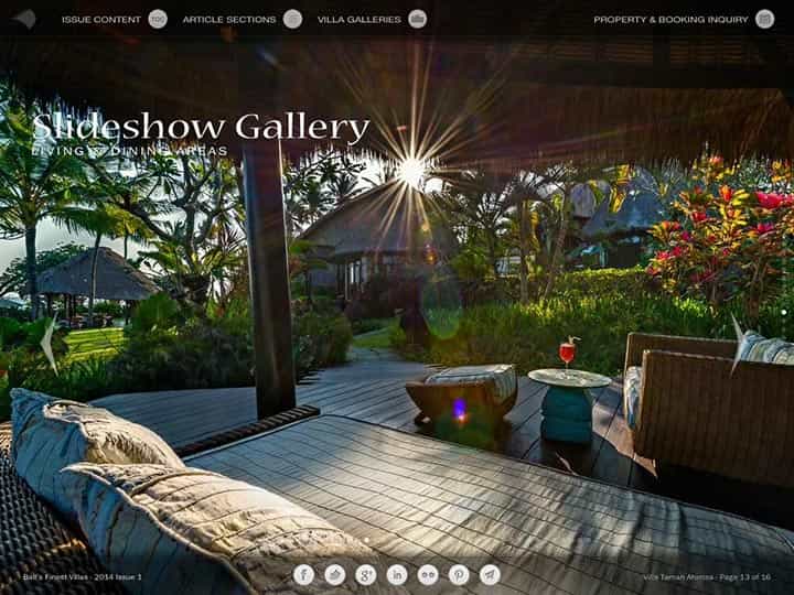Custom mobile app for luxury hotels and villas - Bali's Finest Villas