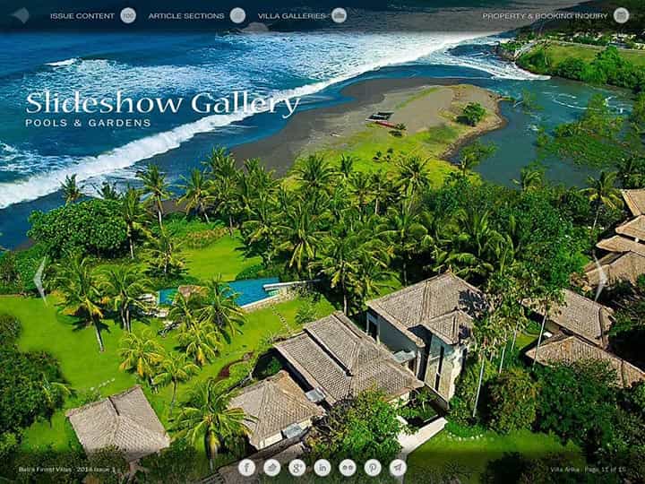 Custom mobile app for luxury hotels and villas - Bali's Finest Villas