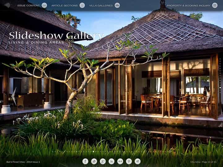 Custom mobile app for luxury hotels and villas - Bali's Finest Villas