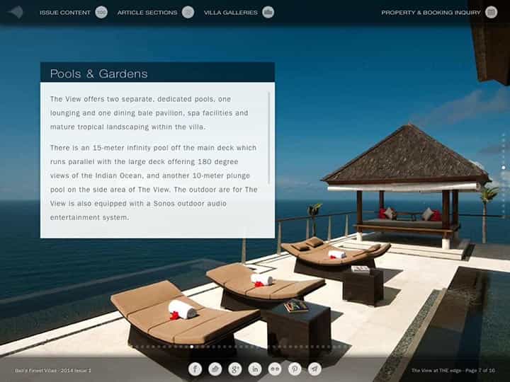 Custom mobile app for luxury hotels and villas - Bali's Finest Villas