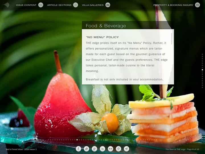 Custom mobile app for luxury hotels and villas - Bali's Finest Villas