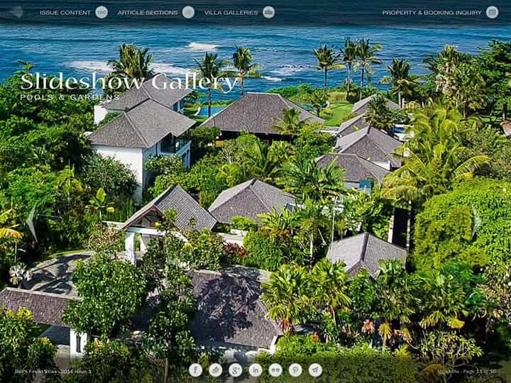 Custom mobile app for luxury hotels and villas - Bali's Finest Villas