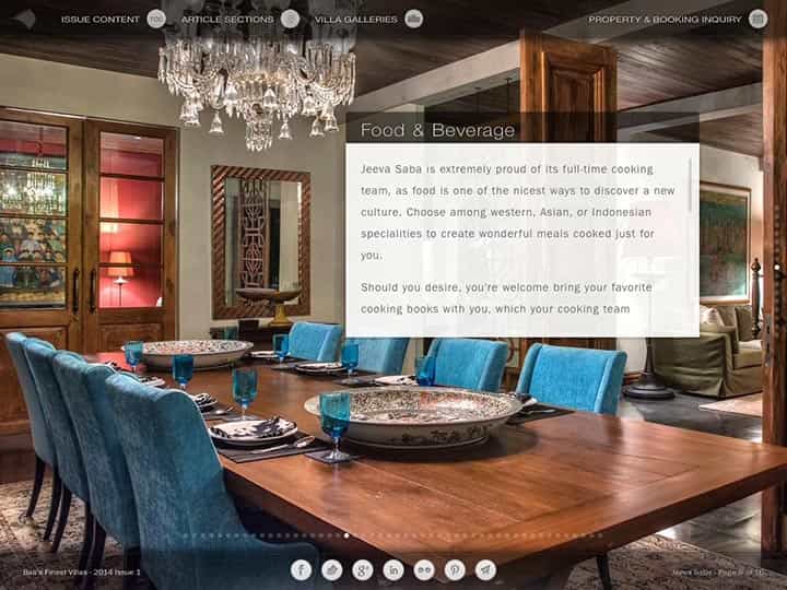 Custom mobile app for luxury hotels and villas - Bali's Finest Villas