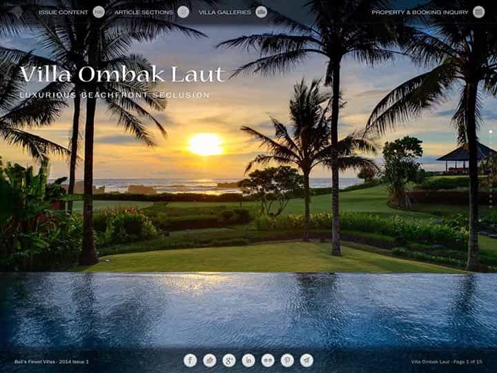 Custom mobile app for luxury hotels and villas - Bali's Finest Villas