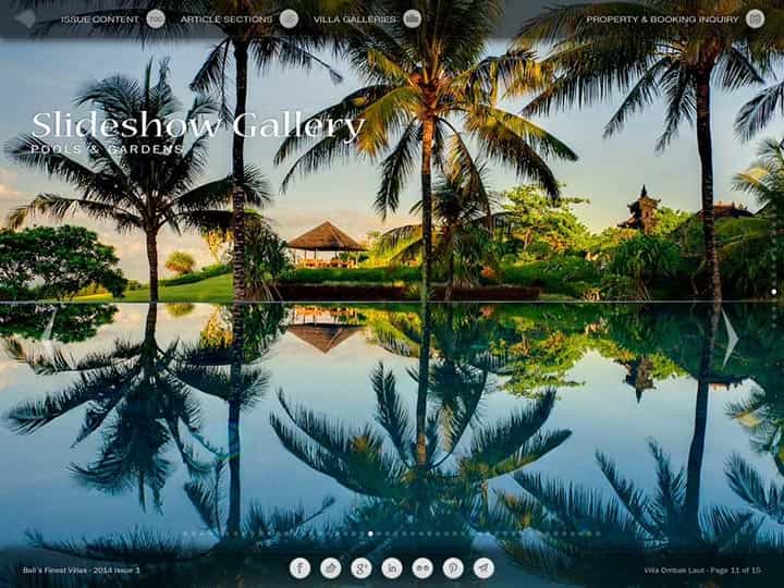 Custom mobile app for luxury hotels and villas - Bali's Finest Villas