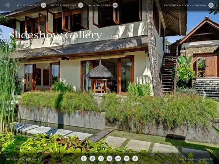 Custom mobile app for luxury hotels and villas - Bali's Finest Villas