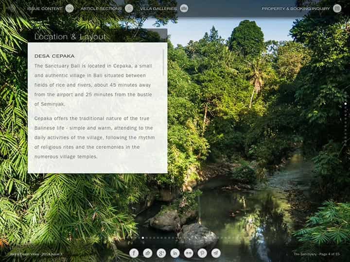 Custom mobile app for luxury hotels and villas - Bali's Finest Villas
