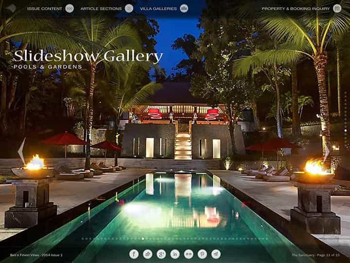 Custom mobile app for luxury hotels and villas - Bali's Finest Villas