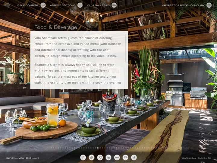 Custom mobile app for luxury hotels and villas - Bali's Finest Villas
