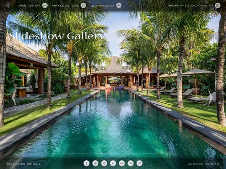 Custom mobile app for luxury hotels and villas - Bali's Finest Villas