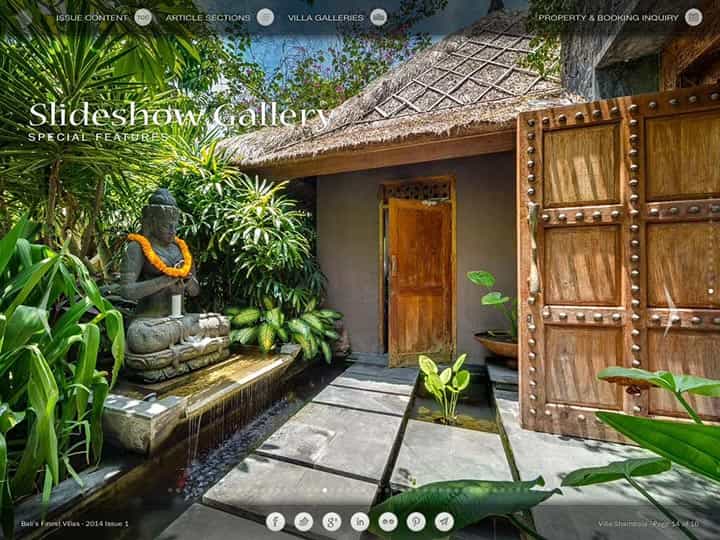 Custom mobile app for luxury hotels and villas - Bali's Finest Villas