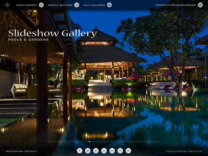 Custom mobile app for luxury hotels and villas - Bali's Finest Villas