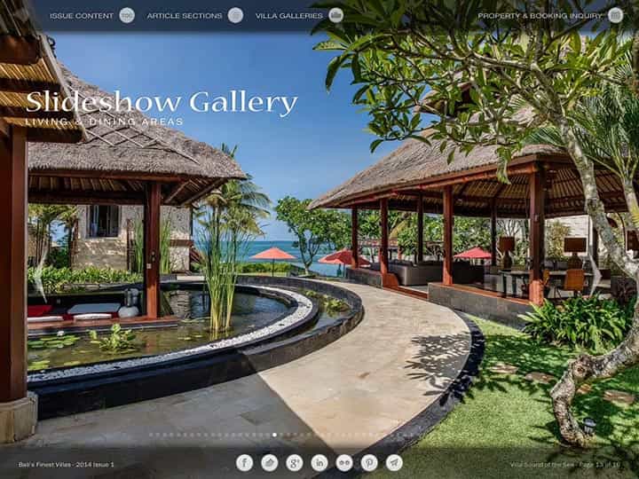 Custom mobile app for luxury hotels and villas - Bali's Finest Villas