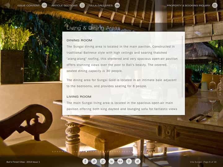 Custom mobile app for luxury hotels and villas - Bali's Finest Villas