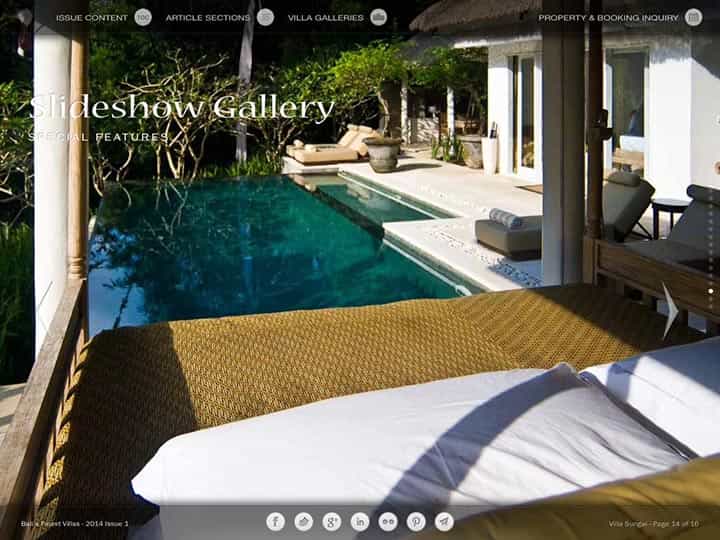 Custom mobile app for luxury hotels and villas - Bali's Finest Villas