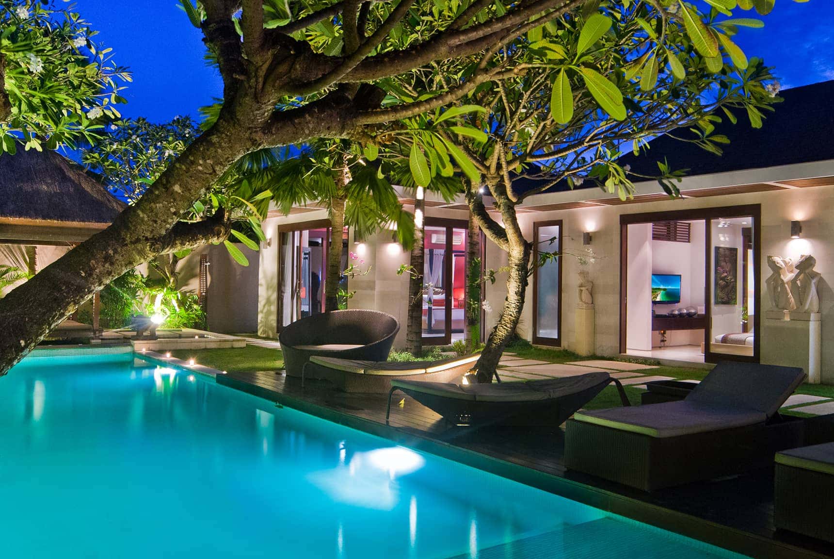 Chandra Villas - Seminyak, Bali Indonesia (Bali villa photography by master photographer Rick Carmichael of LuxViz)