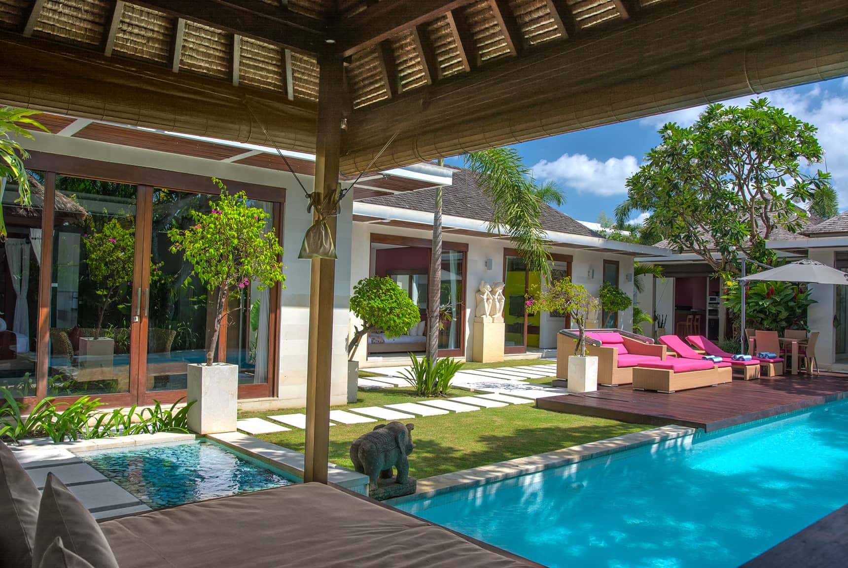 Chandra Villas - Seminyak, Bali Indonesia (Bali villa photography by master photographer Rick Carmichael of LuxViz)