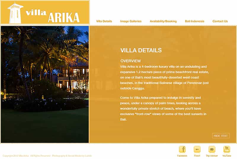 professional mobile-optimized website design by LuxViz in Bali Indonesia